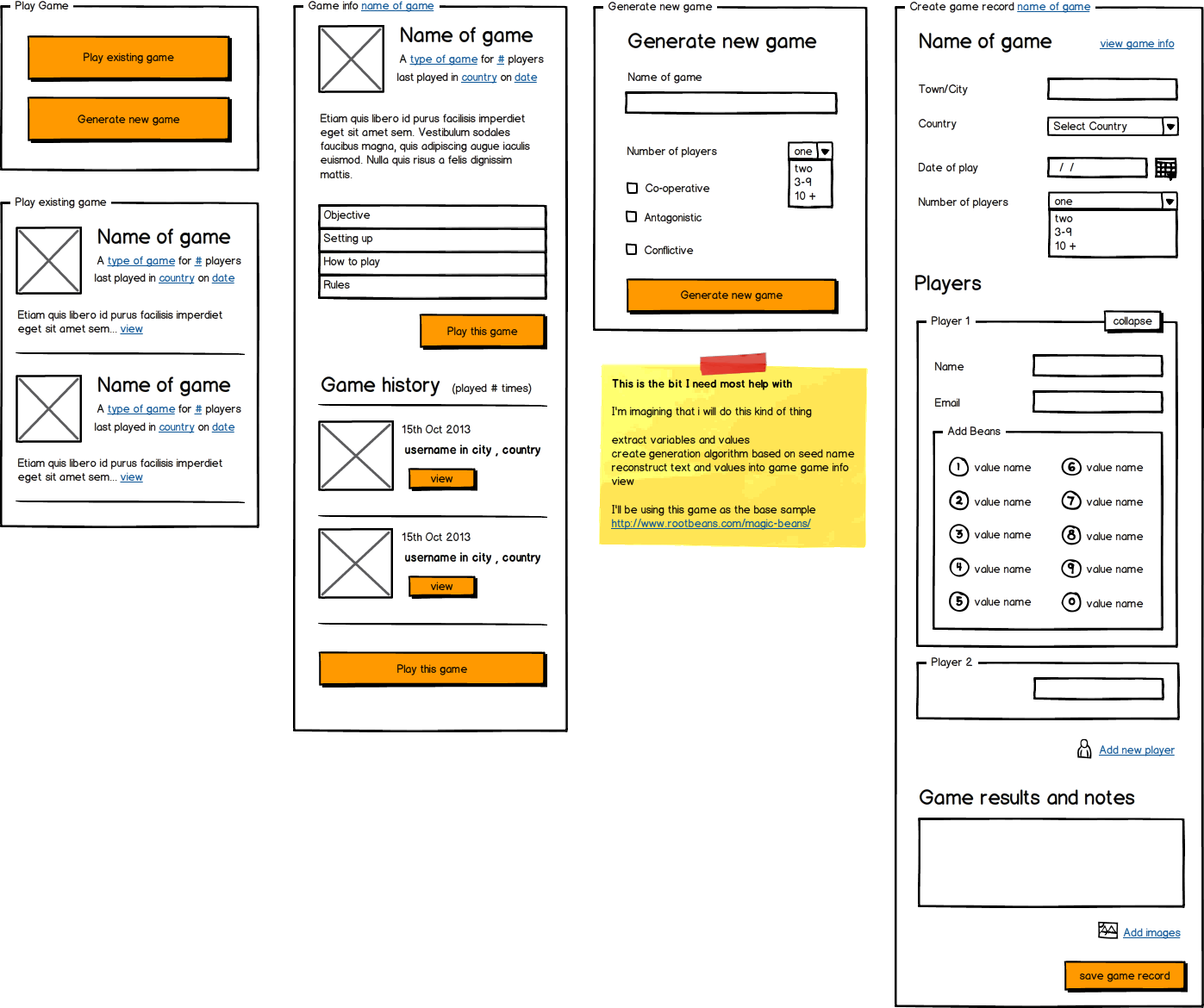 Rootbeans website – proposal